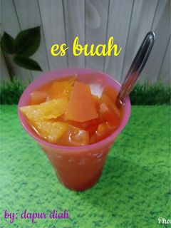 Foto resep Es buah