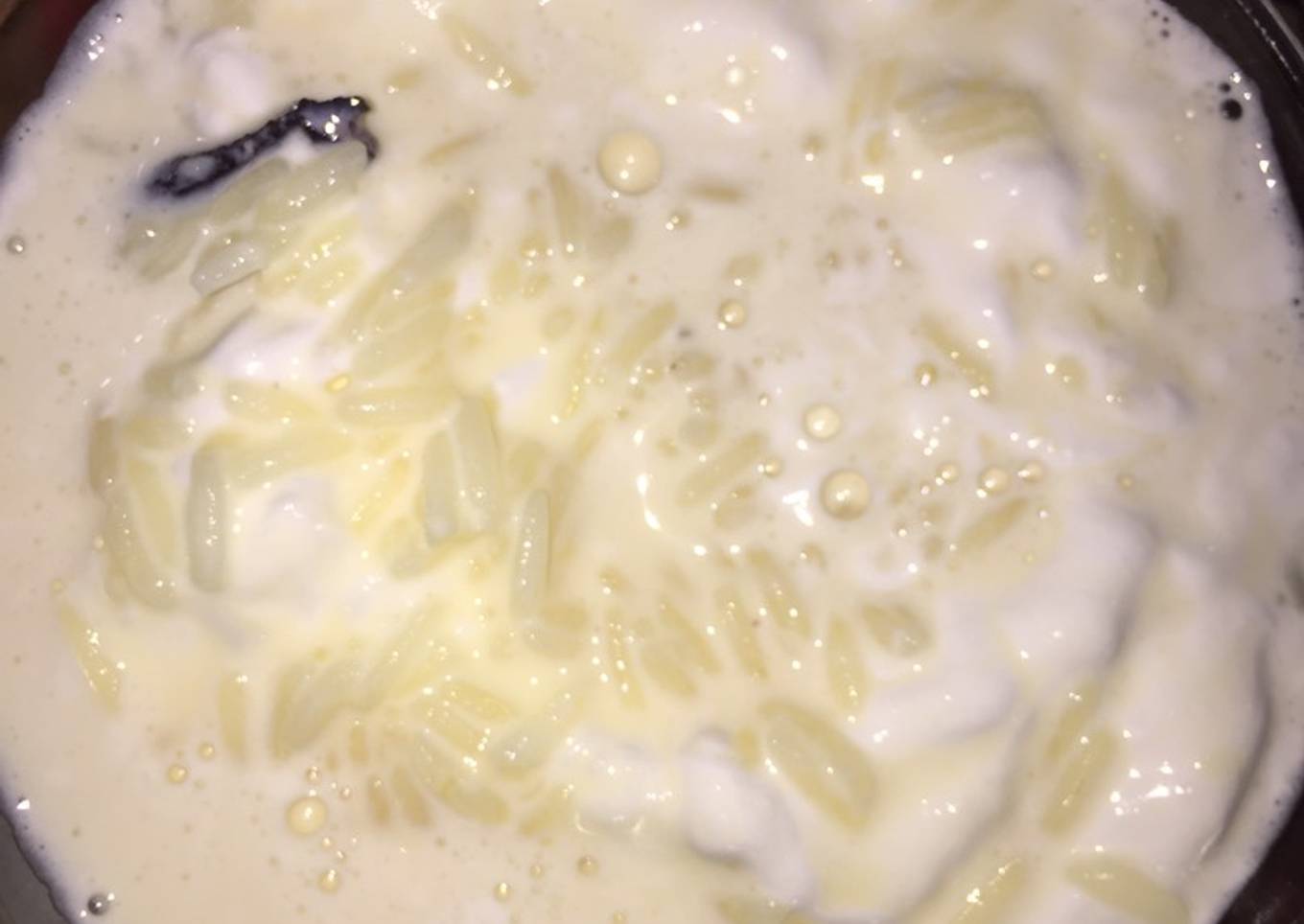 Arroz con leche cremoso