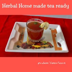 A picture of Homemade herbal tea.