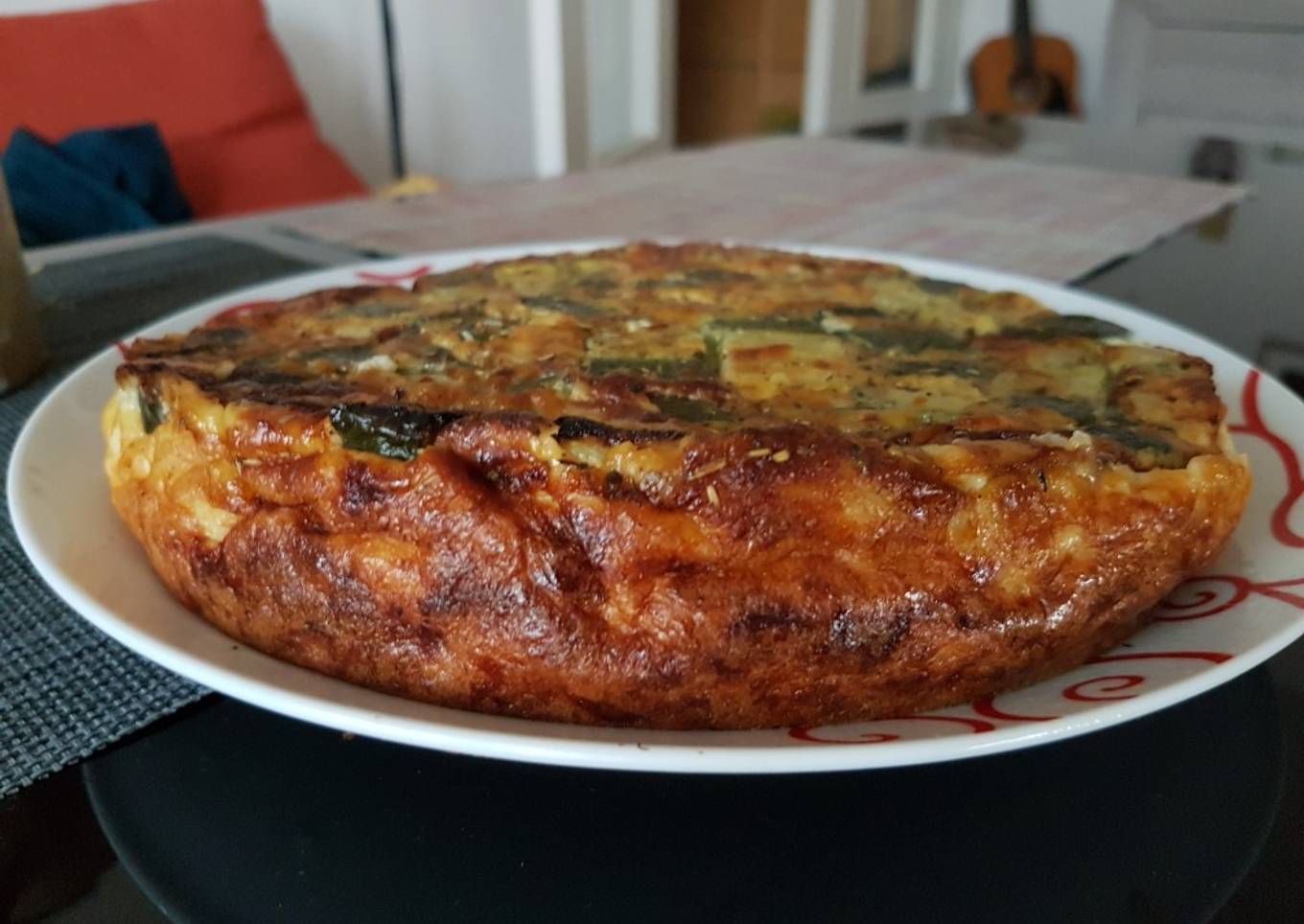 Quiche sans pâte aux courgettes