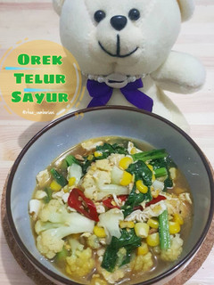 Foto resep Orek Telor Sayur