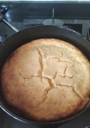 Una foto de Tarta de yogurt griego