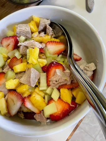 Recipe Fruity Tuna Salad the  Makes Drooling Can spoil the tongue