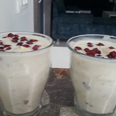 A picture of Fruit custard.