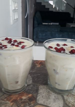 A picture of Fruit custard.