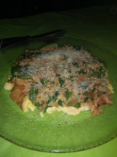Una foto de Omelette con mix de verduras