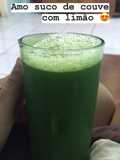 Suco detox de couve