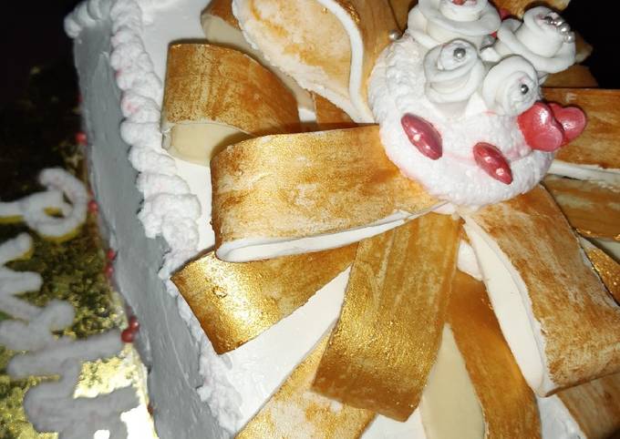 Recipe of Ultimate Gift box cake