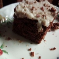 A picture of Chocolate cherry 🍒 Cake.