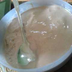 A picture of Es cream homemade.