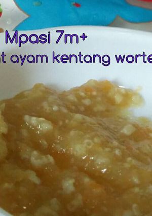 Foto resep Mpasi oat ayam 7m+