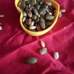 A picture of Roasted Pumpkin seeds.