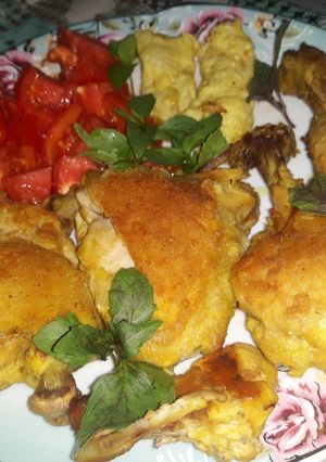 عکسی از دستور مرغ سوخاری🍗🍗