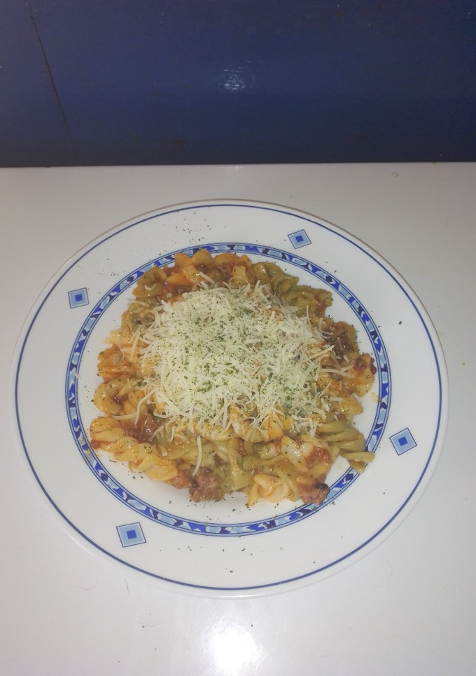 Una foto de Espirales con carne picada 👩‍🍳🍴