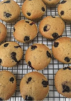 A picture of Blueberry Muffins.