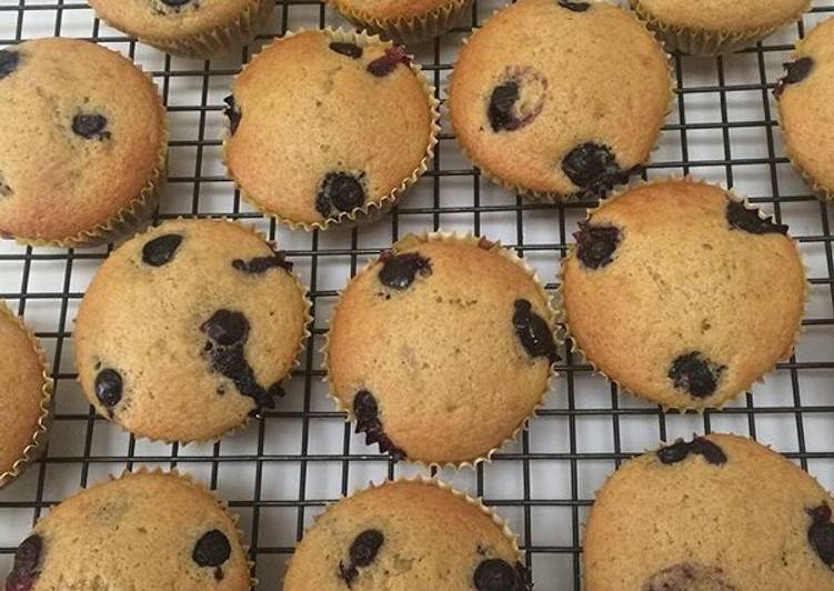 Recipe of Delicious Blueberry Muffins