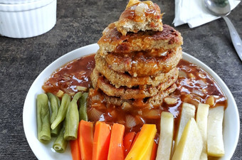 Cara Gampang Menyiapkan Steak Tempe Kulit Pisang Anti Gagal