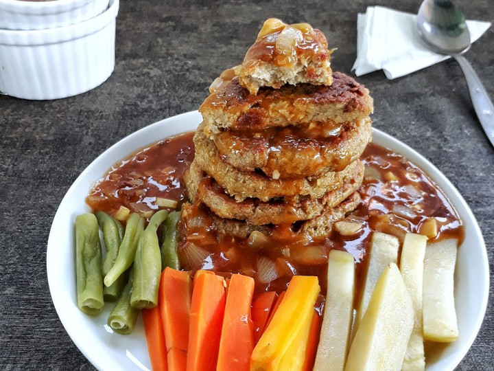 Cara Gampang Menyiapkan Steak Tempe Kulit Pisang Anti Gagal