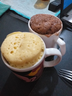 Una foto de Bizcochuelo en taza en 2 minutos!