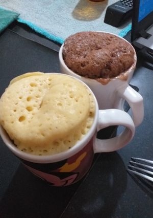 Una foto de Bizcochuelo en taza en 2 minutos!