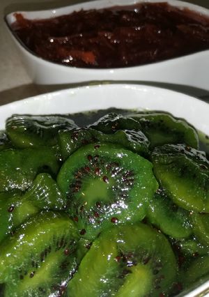 عکسی از دستور مربای کیوی