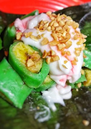 Foto resep Es pisang ijo