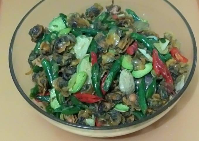 Ternyata begini loh! Bagaimana cara memasak Oseng kerang cabe ijo yang enak