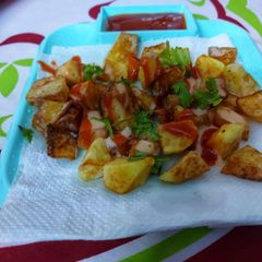 A picture of Potato Cube fries.