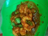 Sambal udang + pete mudah