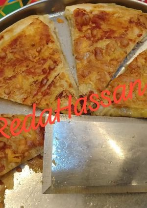 صورة لوصفة رقاق طري بيتزا 🍕