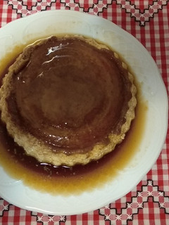 Una foto de Flan de calabaza