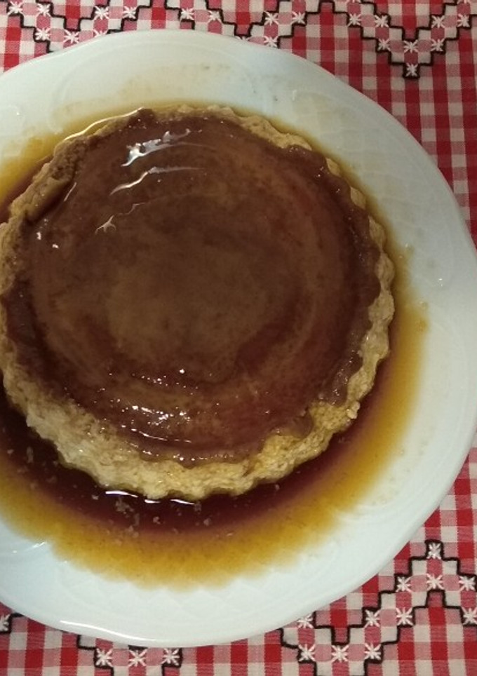 Una foto de Flan de calabaza