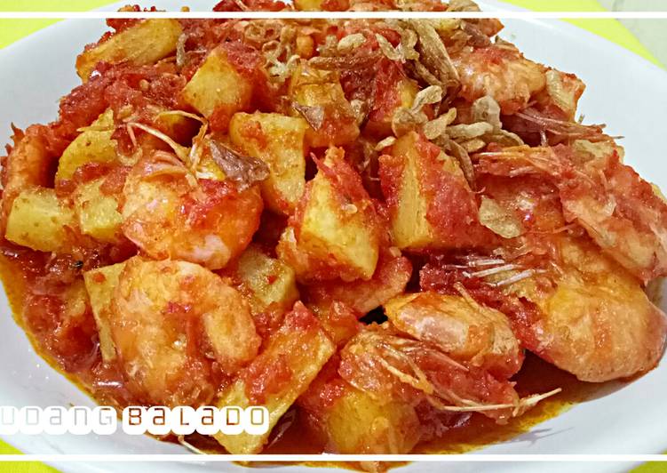 Resep Udang, Kentang Balado yang Enak