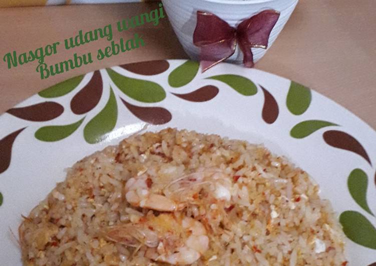 Nasgor udang wangi bumbu seblak