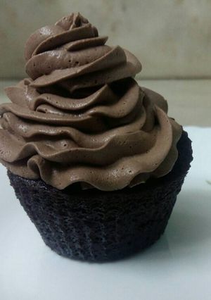 A picture of Chocolate cupcake 🍫.