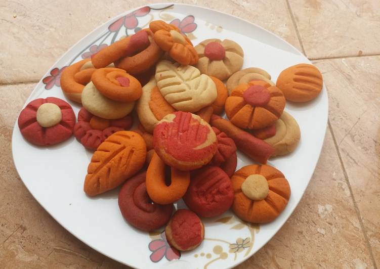 Recipe of Great Colored cookies | This is Recipe So Perfect You Must Test Now !!