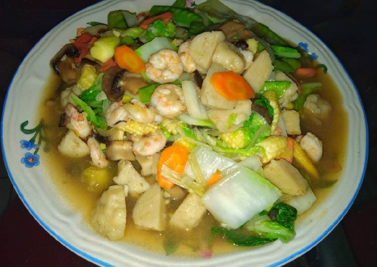 Resep Capcai seafood, Lezat