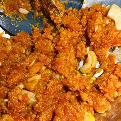 A picture of Gajar ka halwa.