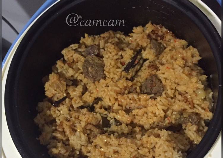 Resep Nasi kebuli ricecooker (kambing) yang Sempurna