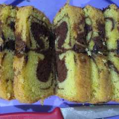 รูปของ Marmer Cake Gluten free 2 telur (ekonomis) km