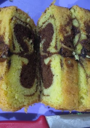 Foto resep Marmer Cake Gluten free 2 telur (ekonomis) km