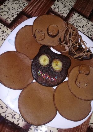 عکسی از دستور پنکیک شکلاتی
