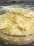 Bifes de pernil ao molho de laranja e mostarda