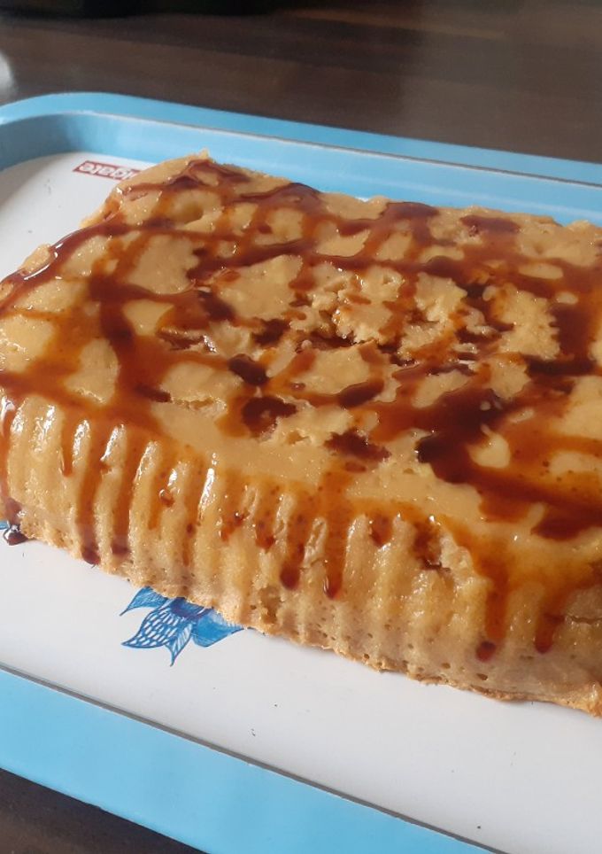Una foto de Flan de galletas María 💯