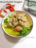 Tekwan Kerikil Tenggiri (Topping seadanya)