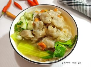 Foto resep Tekwan Kerikil Tenggiri (Topping seadanya)