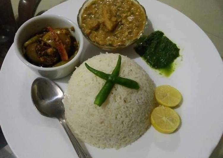 Simple Way to Prepare Appetizing Daal Chawal😋