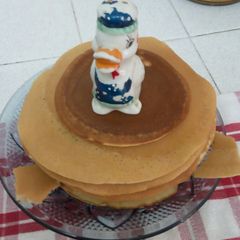A picture of American pancakes.