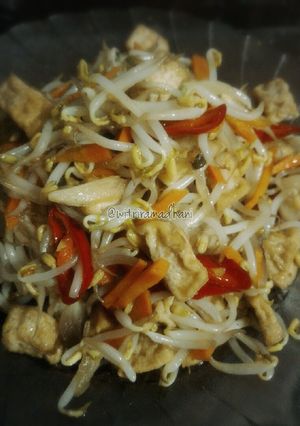 Foto resep Tumis Sayuran Campur Tahu