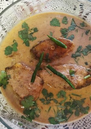 A picture of Badhsahi fish curry #Dec #W1 Bengali food.